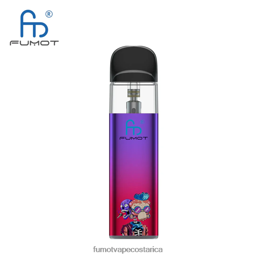 Fumot Vape Costa Rica - Fumot Dazzle Lite kit de vapeo vacío compatible con tpd (1 pieza) P8Z6F6551 verde-morado