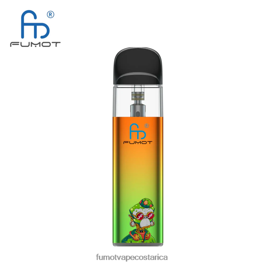 Fumot Vape Costa Rica - Fumot Dazzle Lite kit de vapeo vacío compatible con tpd (1 pieza) P8Z6F6551 verde-morado