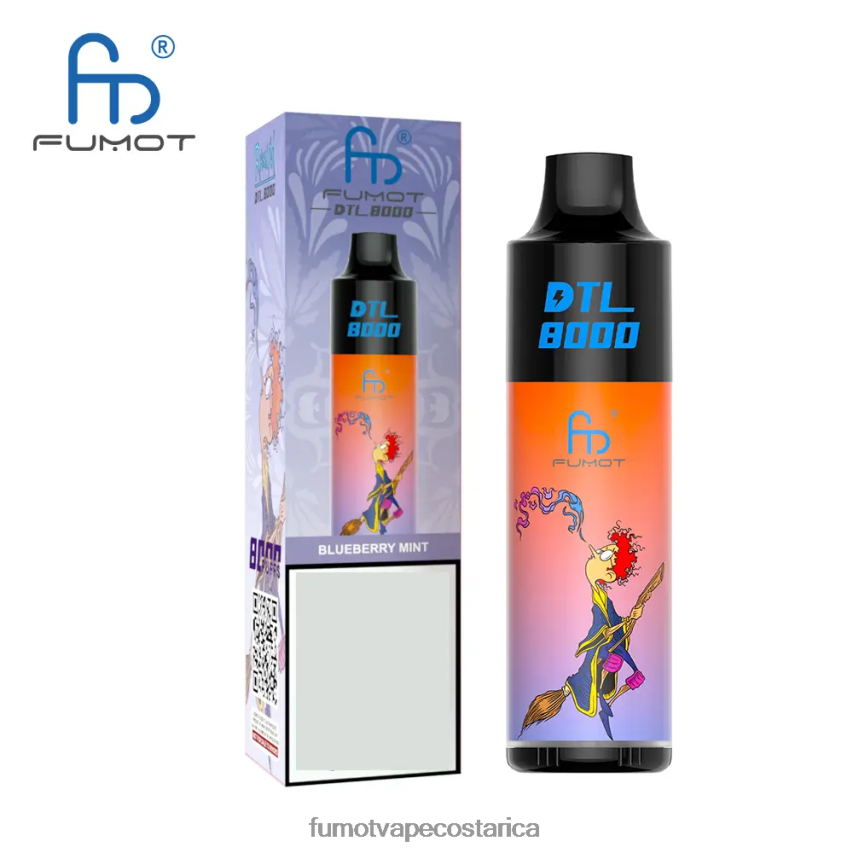 Fumot Disposable Vape - Fumot DTL Pluma vaporizador desechable 8000 - 16 ml (1 pieza) P8Z6F6425 sandia menta