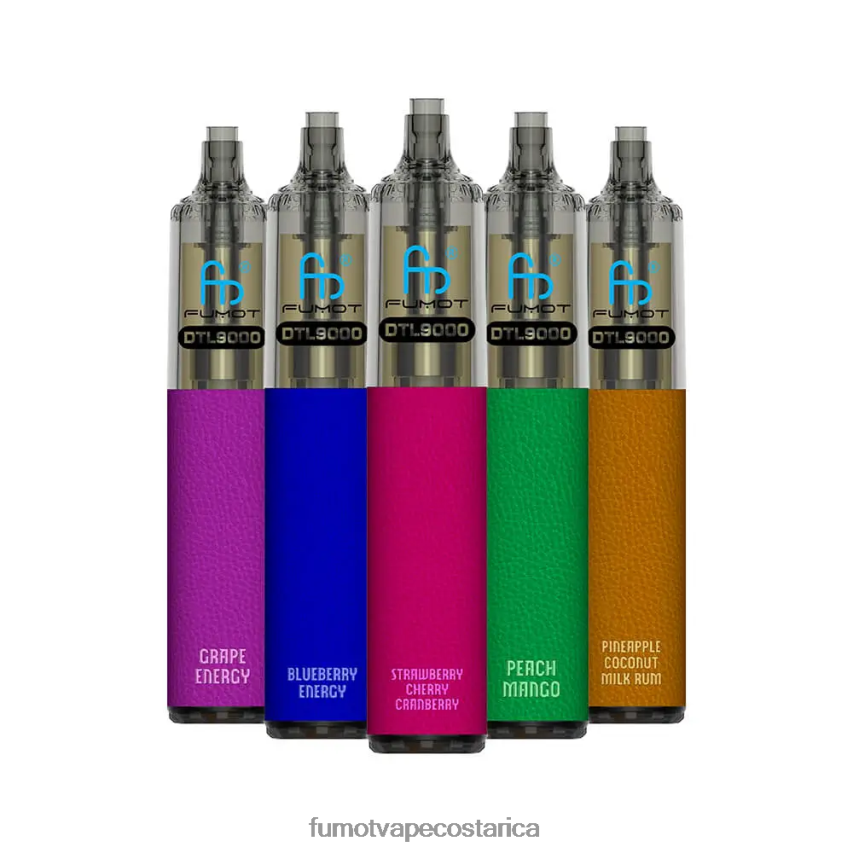 Fumot Tech - Fumot DTL bolígrafo vapeador desechable 9000- 18ml (1 pieza) P8Z6F6370 frambuesa arándano