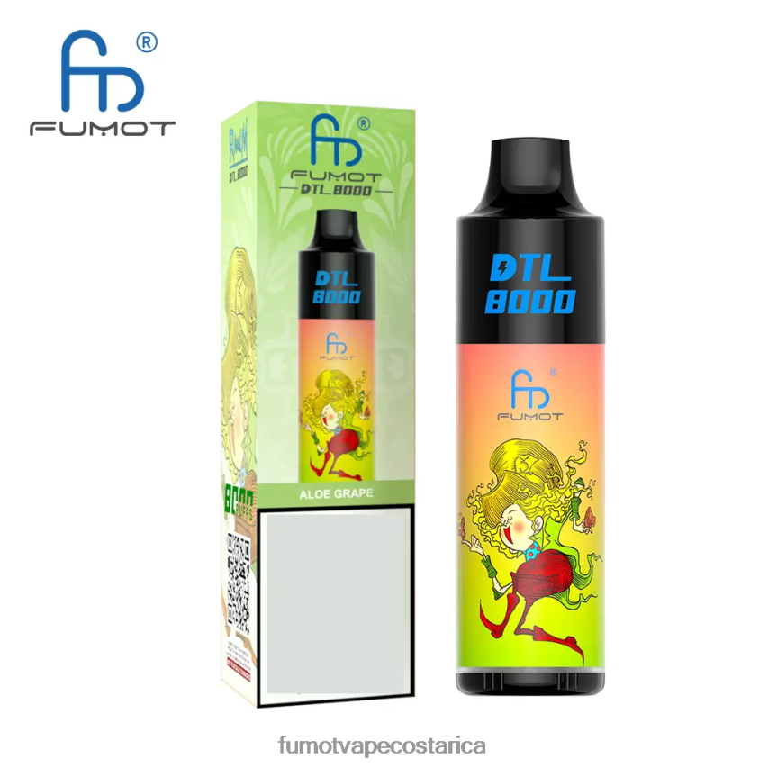 Vaporizador Fumot - Fumot DTL Pluma vaporizador desechable 8000 - 16 ml (1 pieza) P8Z6F6424 hielo de cono de nieve